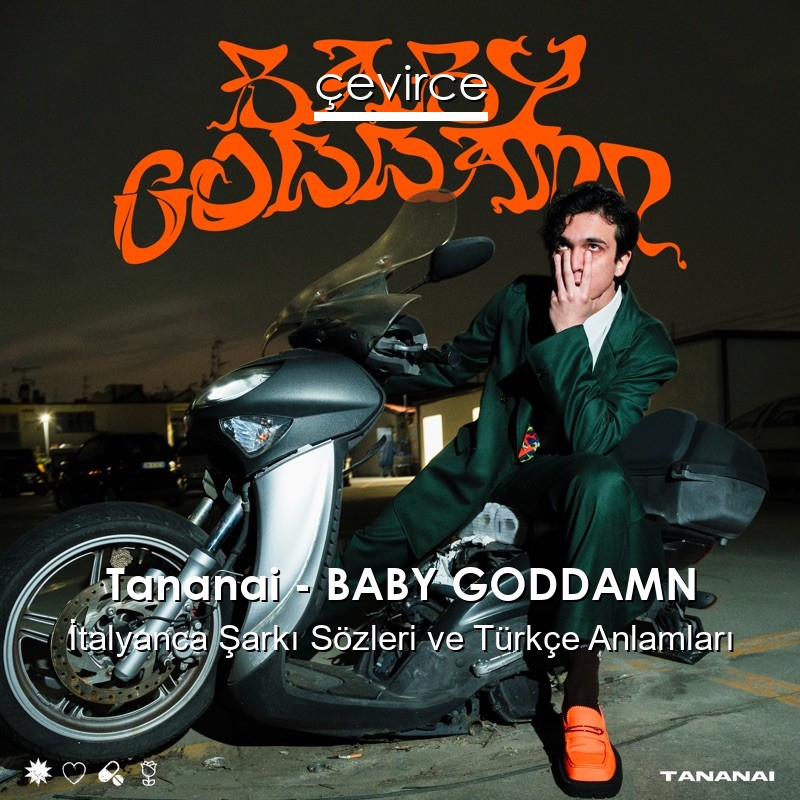 Tananai – BABY GODDAMN İtalyanca Şarkı Sözleri Türkçe Anlamları