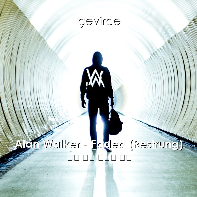 Alan Walker – Faded (Restrung) 英語 歌詞 中國人 翻譯