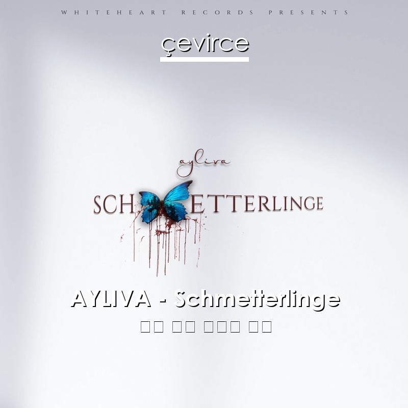 AYLIVA – Schmetterlinge 德語 歌詞 中國人 翻譯