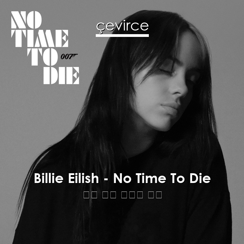 Billie Eilish – No Time To Die 英語 歌詞 中國人 翻譯