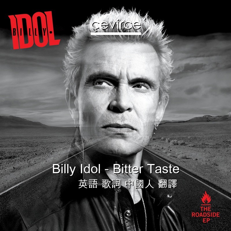 Billy Idol – Bitter Taste 英語 歌詞 中國人 翻譯