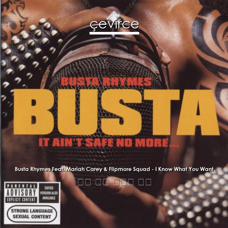 Busta Rhymes Feat. Mariah Carey & Flipmore Squad – I Know What You Want 英語 歌詞 中國人 翻譯