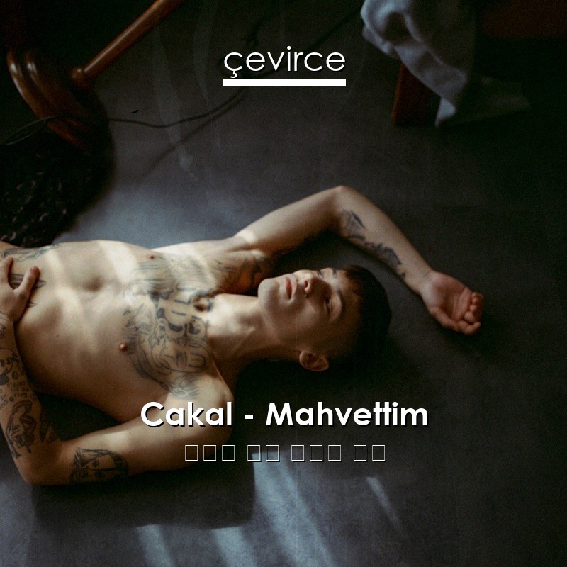 Cakal – Mahvettim 土耳其 歌詞 中國人 翻譯