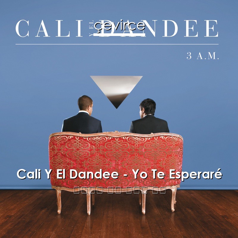 Cali Y El Dandee – Yo Te Esperaré 西班牙語 歌詞 中國人 翻譯