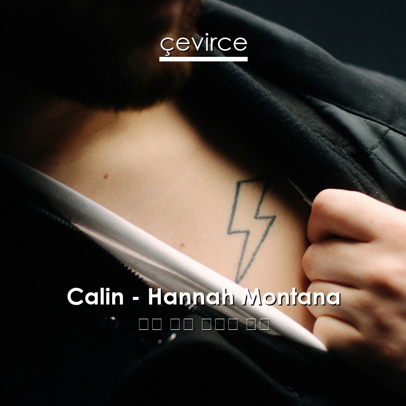 Calin – Hannah Montana 查看 歌詞 中國人 翻譯