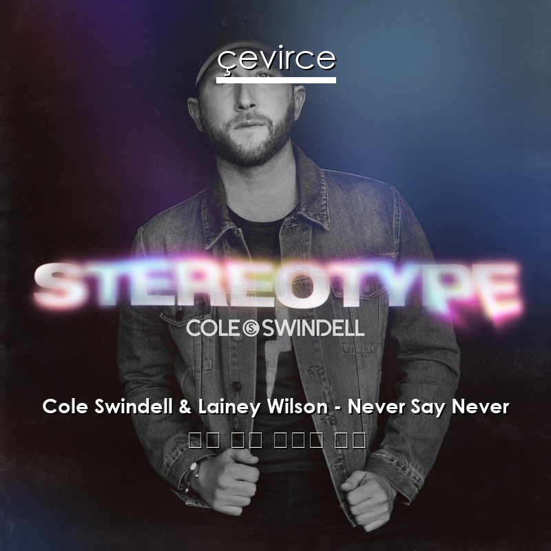 Cole Swindell & Lainey Wilson – Never Say Never 英語 歌詞 中國人 翻譯