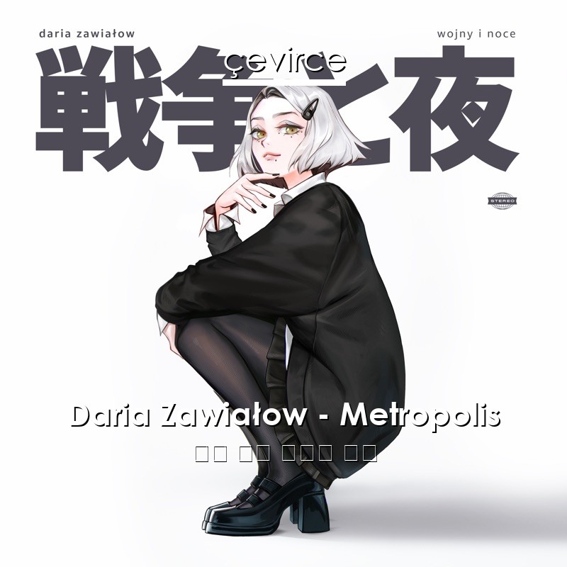 Daria Zawiałow – Metropolis 方言 歌詞 中國人 翻譯