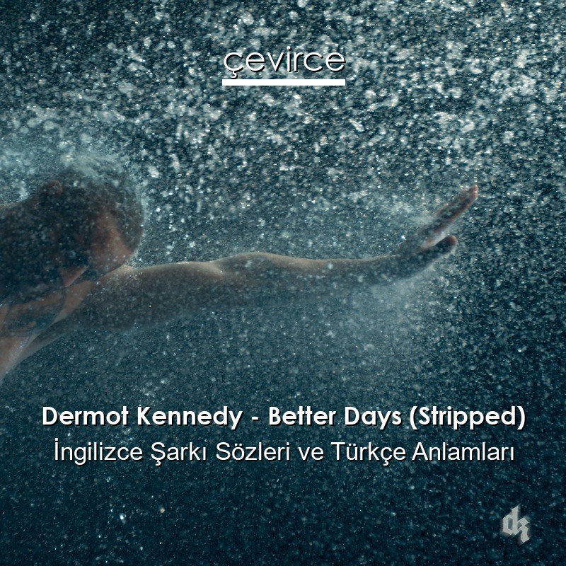 Dermot Kennedy – Better Days (Stripped) İngilizce Şarkı Sözleri Türkçe Anlamları