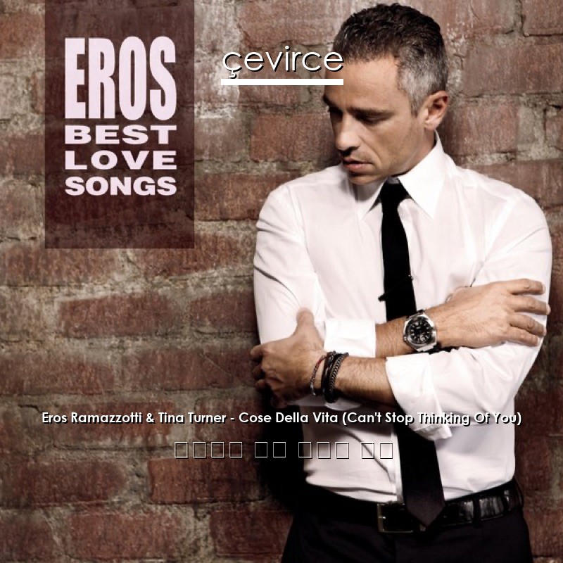 Eros Ramazzotti & Tina Turner – Cose Della Vita (Can’t Stop Thinking Of You) 意大利語 歌詞 中國人 翻譯