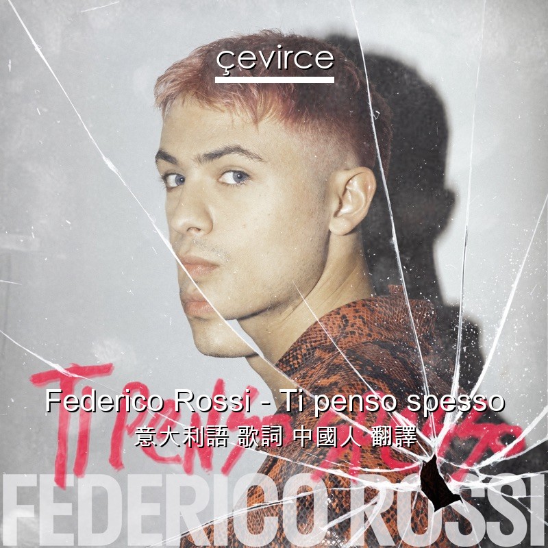 Federico Rossi – Ti penso spesso 意大利語 歌詞 中國人 翻譯