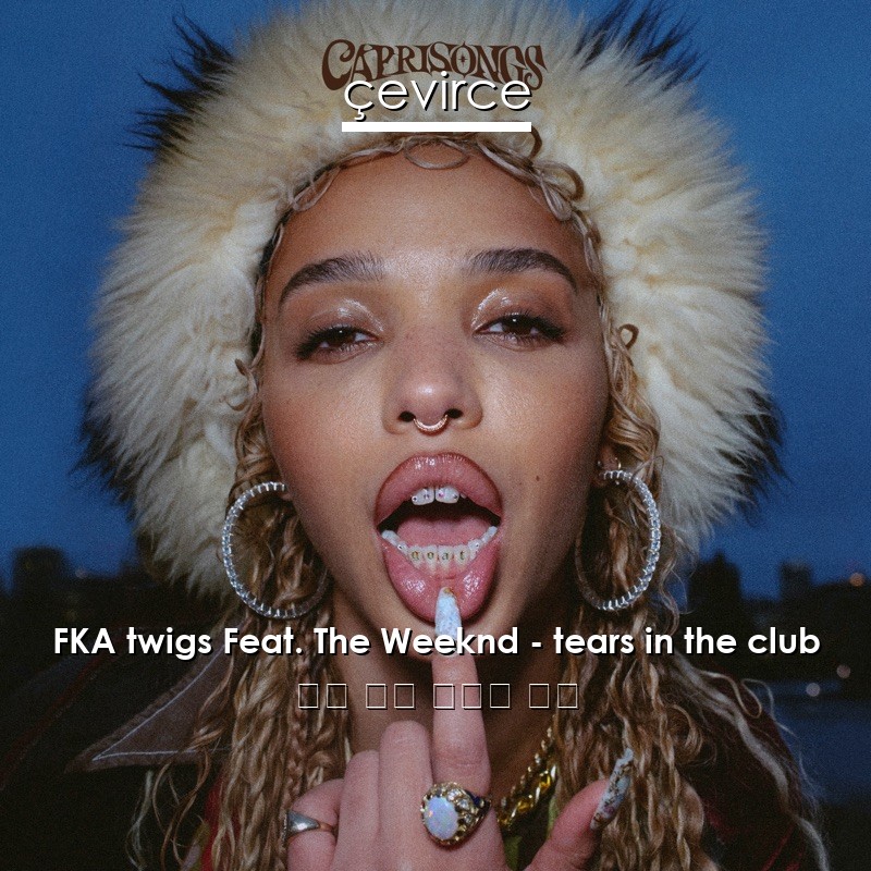 FKA twigs Feat. The Weeknd – tears in the club 英語 歌詞 中國人 翻譯