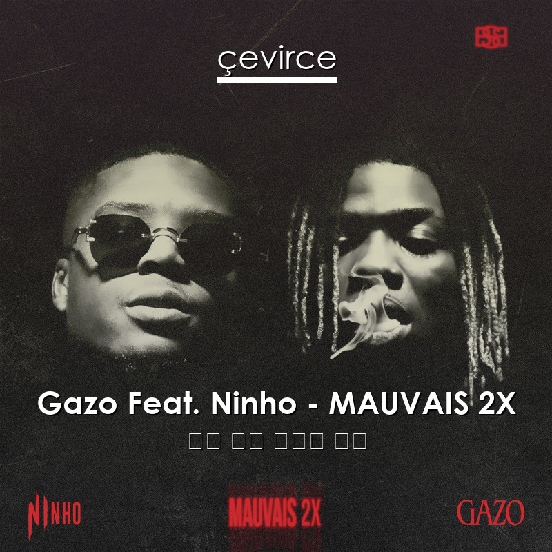 Gazo Feat. Ninho – MAUVAIS 2X 法語 歌詞 中國人 翻譯