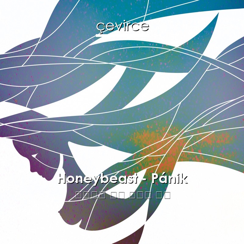 Honeybeast – Pánik 匈牙利語 歌詞 中國人 翻譯