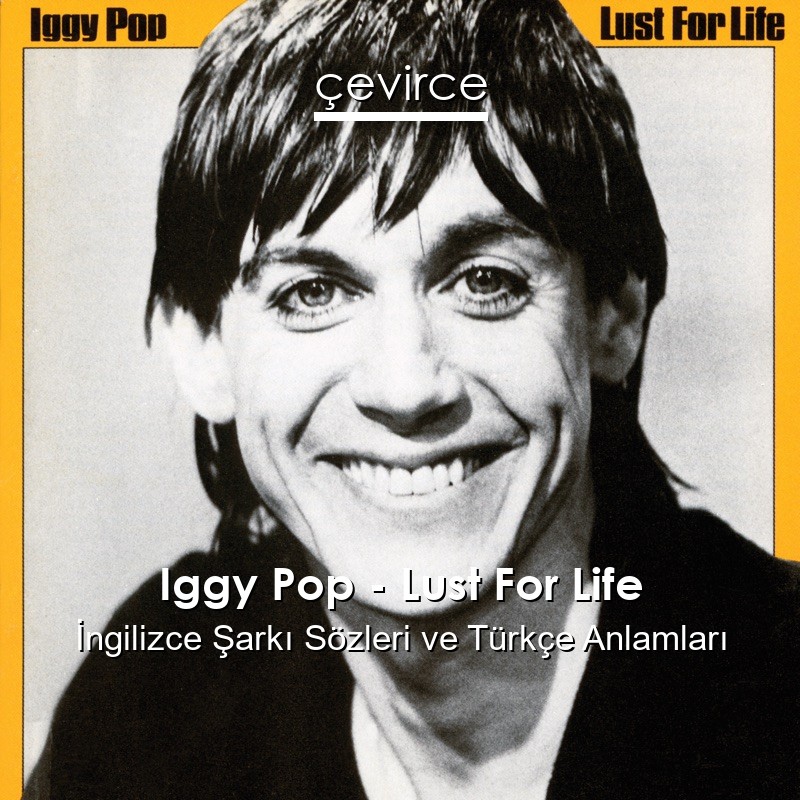 Iggy Pop – Lust For Life İngilizce Şarkı Sözleri Türkçe Anlamları