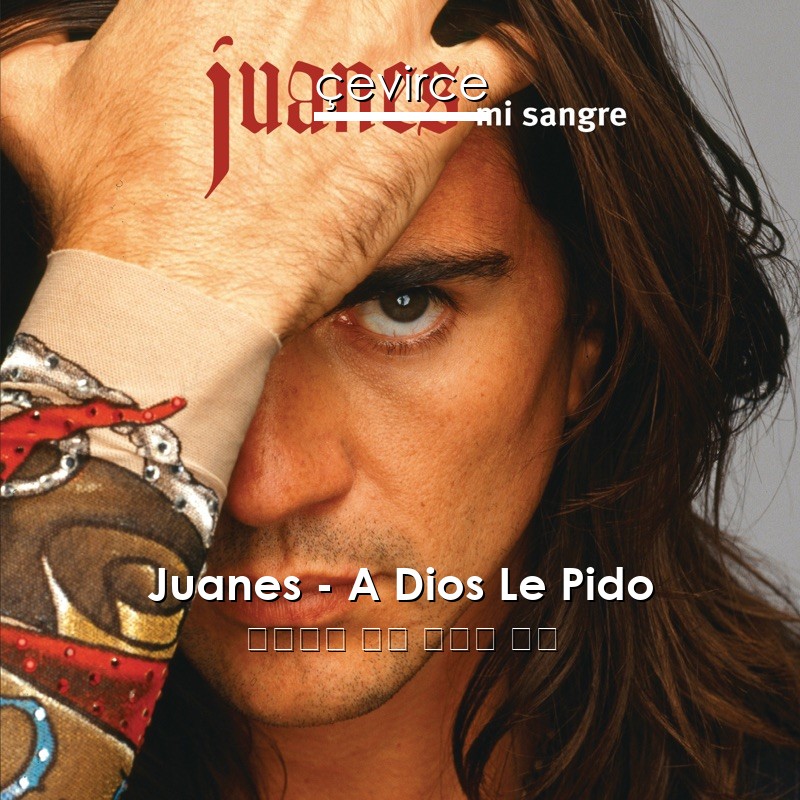 Juanes – A Dios Le Pido 西班牙語 歌詞 中國人 翻譯