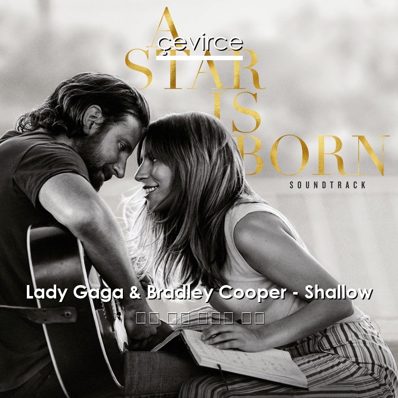 Lady Gaga & Bradley Cooper – Shallow 英語 歌詞 中國人 翻譯