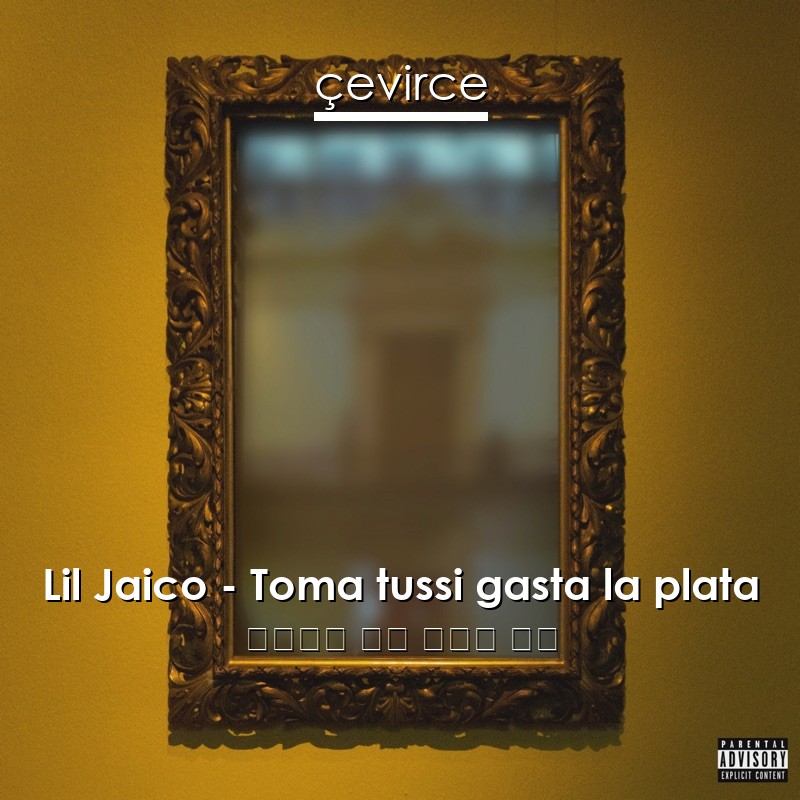 Lil Jaico – Toma tussi gasta la plata 西班牙語 歌詞 中國人 翻譯