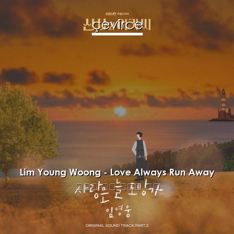 Lim Young Woong – Love Always Run Away 韓國人 歌詞 中國人 翻譯