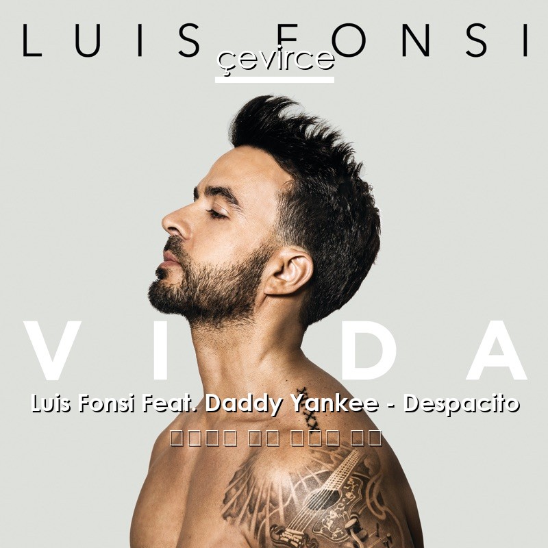 Luis Fonsi Feat. Daddy Yankee – Despacito 西班牙語 歌詞 中國人 翻譯