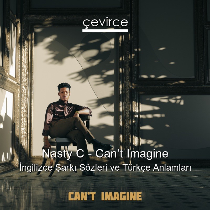 Nasty C – Can’t Imagine İngilizce Şarkı Sözleri Türkçe Anlamları