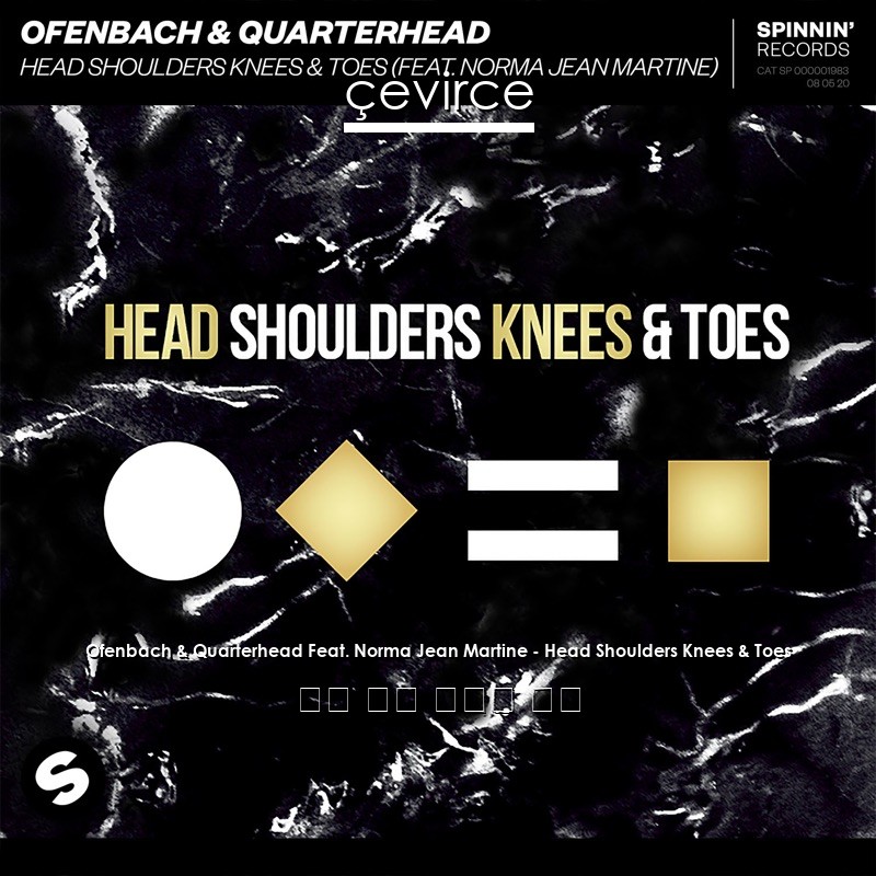 Ofenbach & Quarterhead Feat. Norma Jean Martine – Head Shoulders Knees & Toes 英語 歌詞 中國人 翻譯