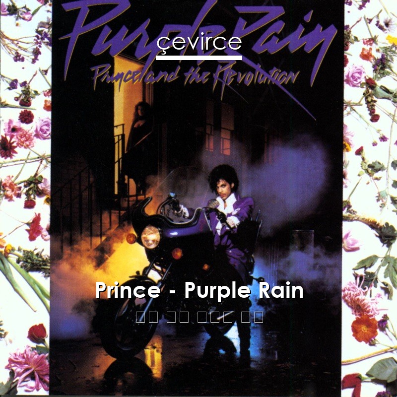 Prince – Purple Rain 英語 歌詞 中國人 翻譯