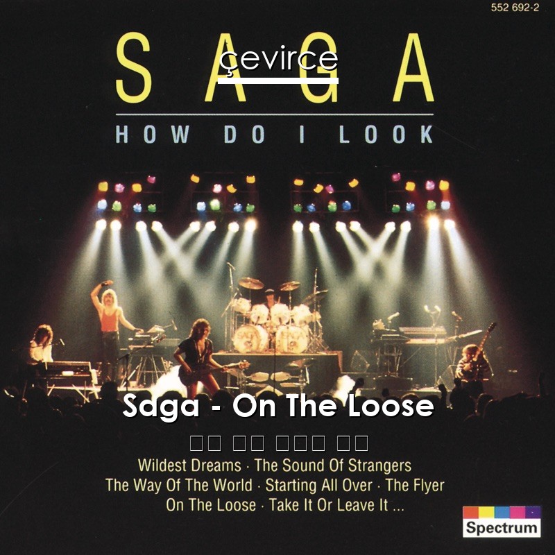 Saga – On The Loose 英語 歌詞 中國人 翻譯