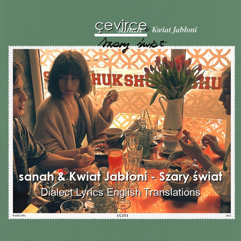 sanah & Kwiat Jabłoni – Szary świat Dialect Lyrics English Translations