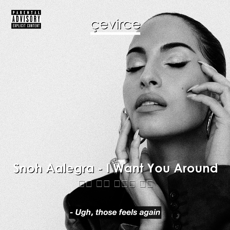 Snoh Aalegra – I Want You Around 英語 歌詞 中國人 翻譯