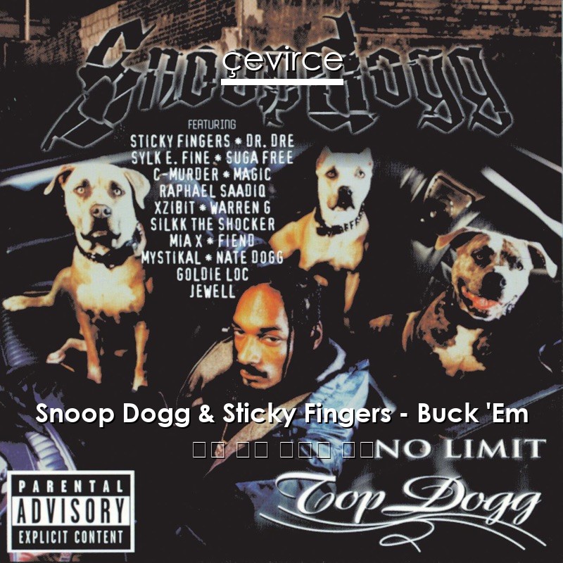 Snoop Dogg & Sticky Fingers – Buck ‘Em 英語 歌詞 中國人 翻譯