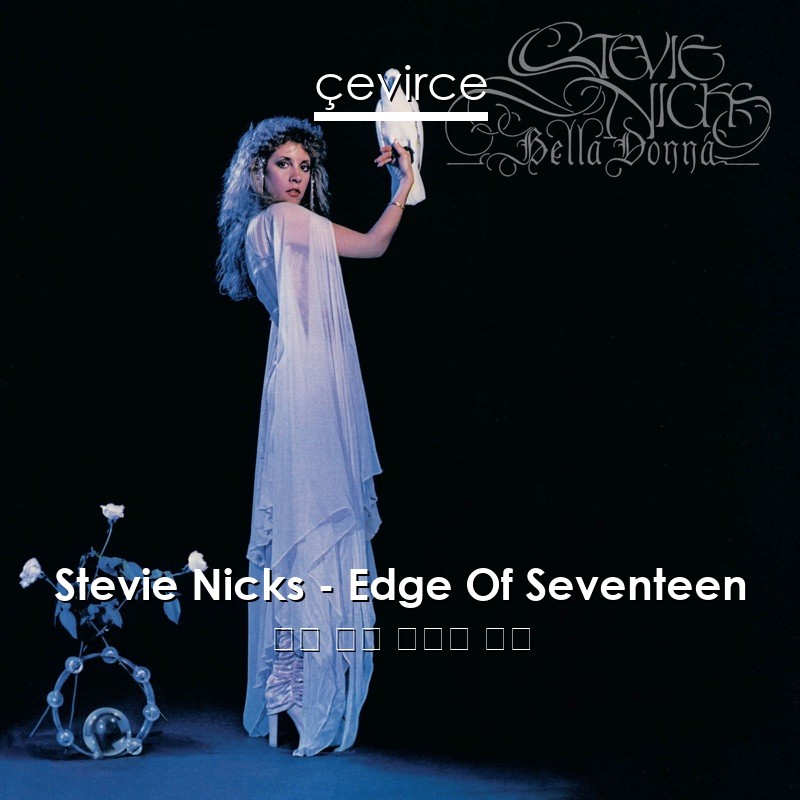 Stevie Nicks – Edge Of Seventeen 英語 歌詞 中國人 翻譯