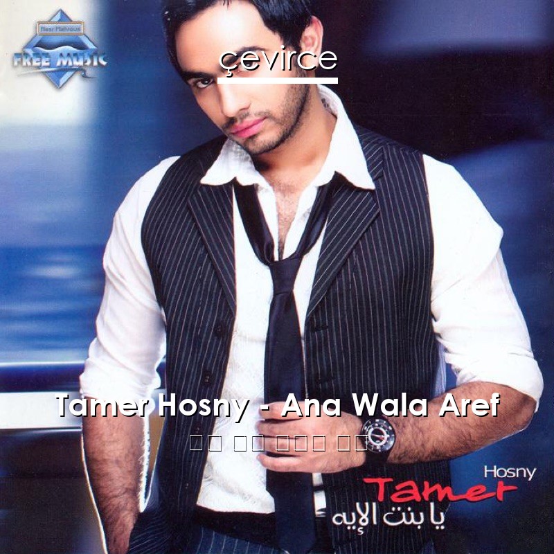 Tamer Hosny – Ana Wala Aref 英語 歌詞 中國人 翻譯