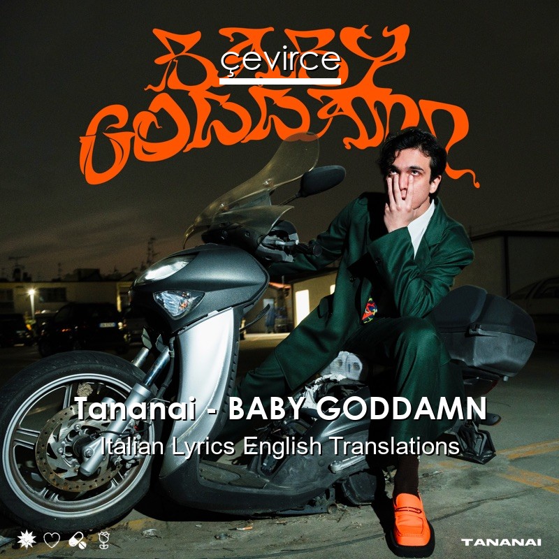 Tananai – BABY GODDAMN Italian Lyrics English Translations