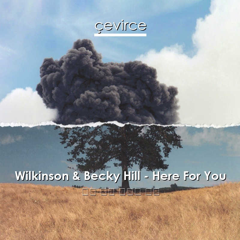 Wilkinson & Becky Hill – Here For You 英語 歌詞 中國人 翻譯
