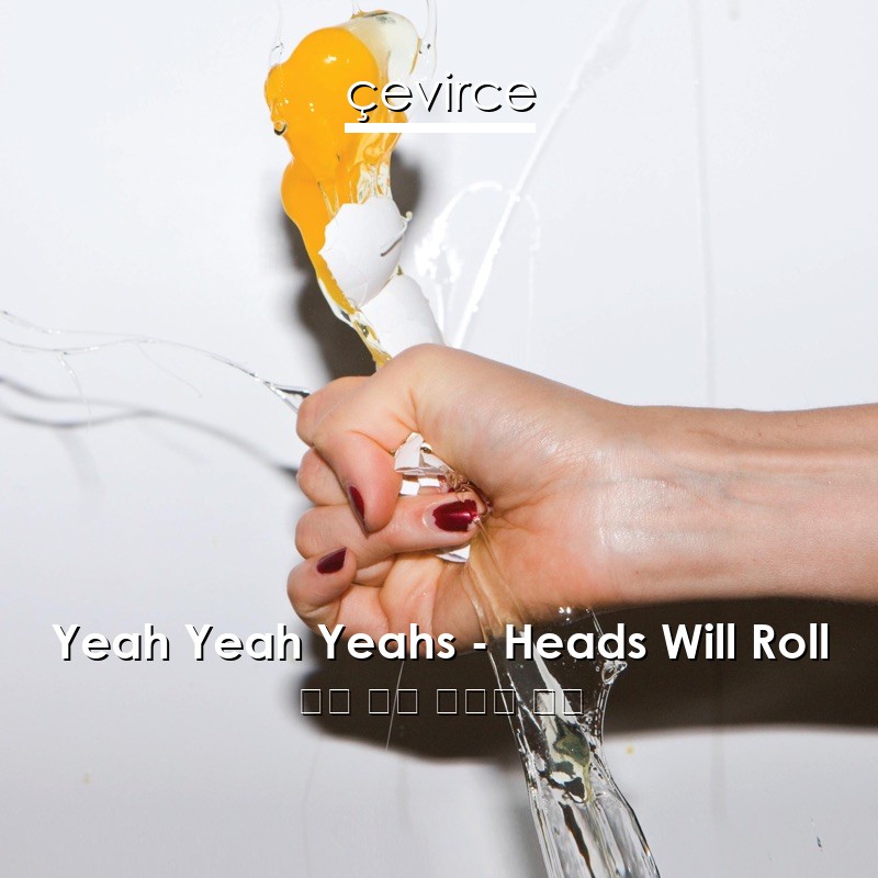 Yeah Yeah Yeahs – Heads Will Roll 英語 歌詞 中國人 翻譯