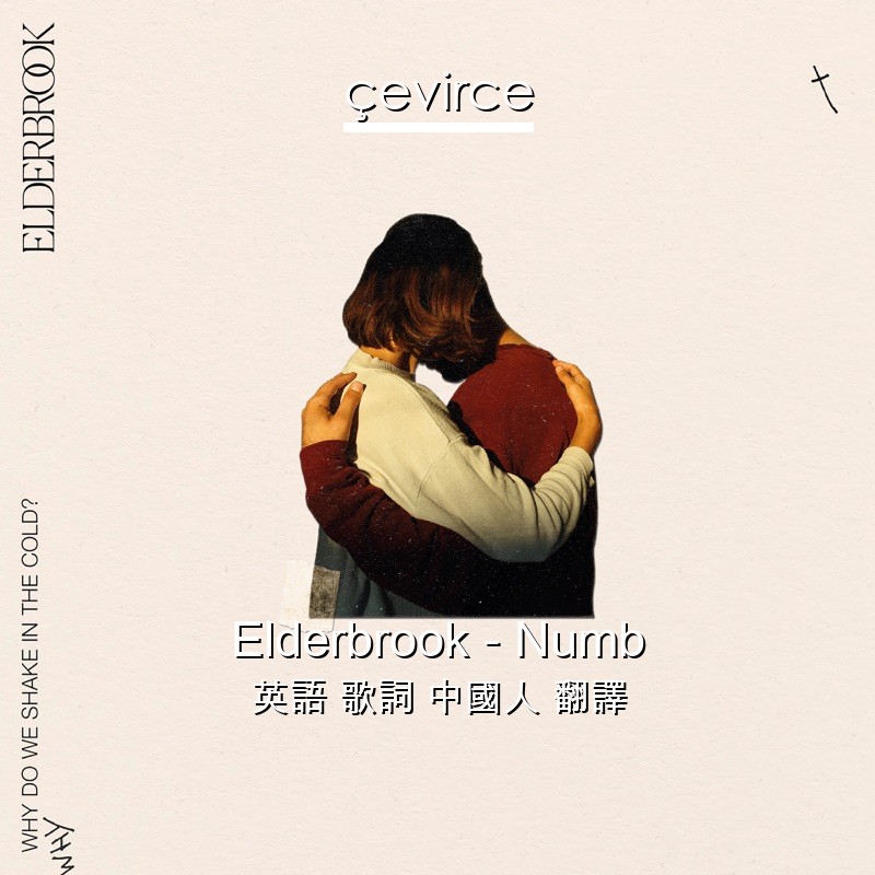 Elderbrook – Numb 英語 歌詞 中國人 翻譯