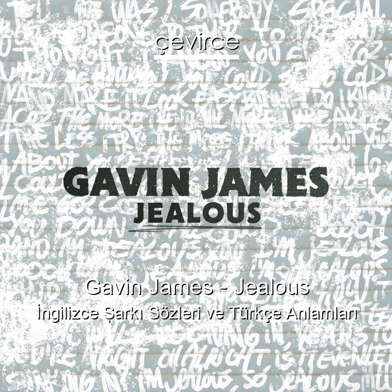 Gavin James – Jealous İngilizce Şarkı Sözleri Türkçe Anlamları