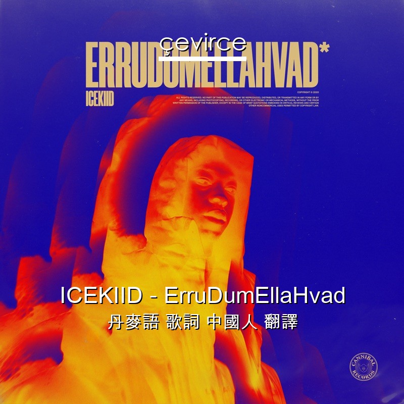 ICEKIID – ErruDumEllaHvad 丹麥語 歌詞 中國人 翻譯