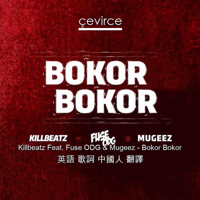 Killbeatz Feat. Fuse ODG & Mugeez – Bokor Bokor 英語 歌詞 中國人 翻譯