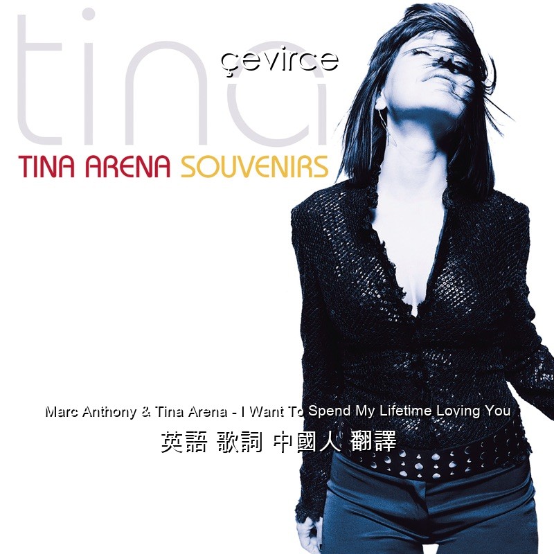 Marc Anthony & Tina Arena – I Want To Spend My Lifetime Loving You 英語 歌詞 中國人 翻譯