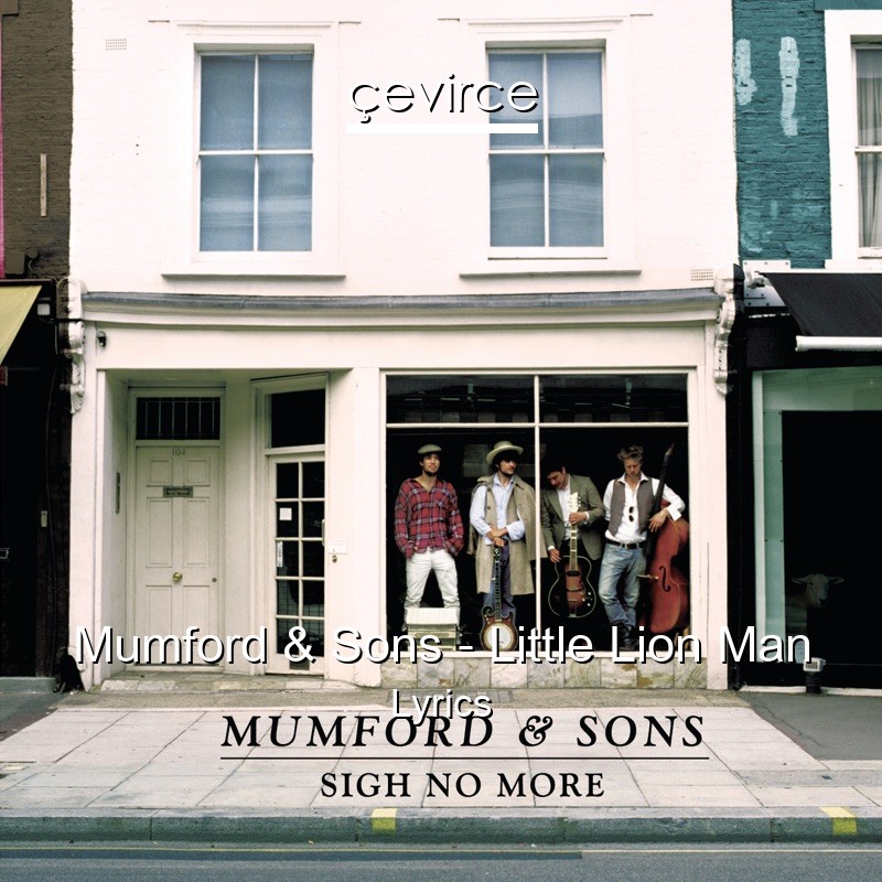 Mumford & Sons – Little Lion Man Lyrics