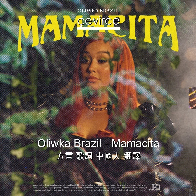 Oliwka Brazil – Mamacita 方言 歌詞 中國人 翻譯