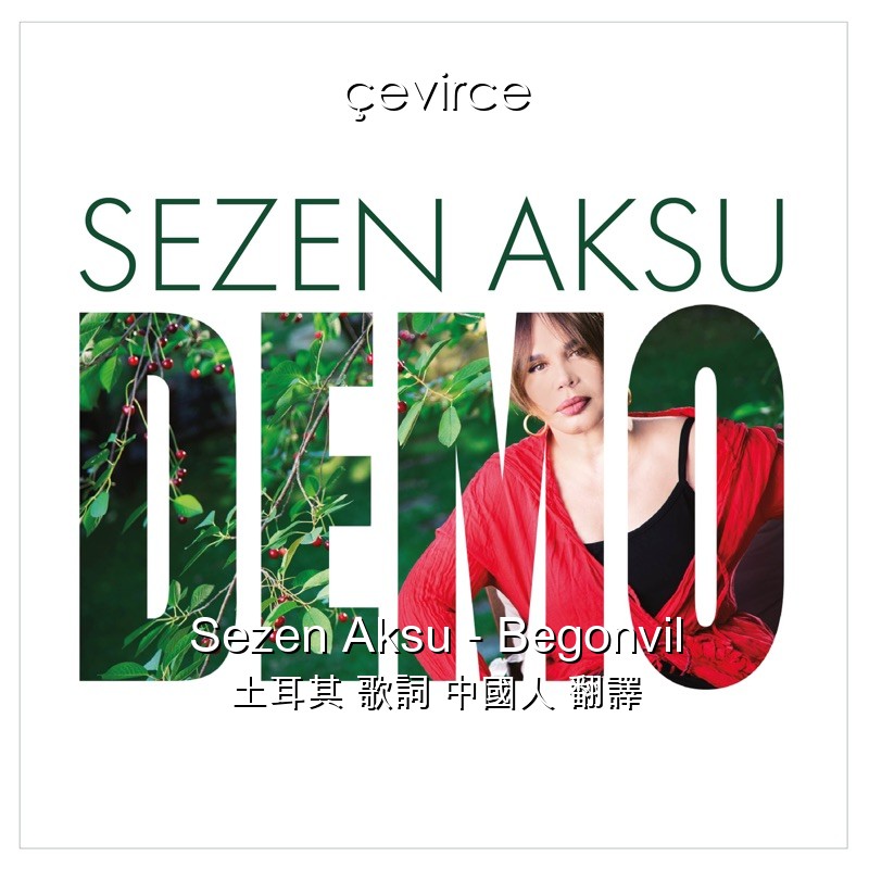 Sezen Aksu – Begonvil 土耳其 歌詞 中國人 翻譯