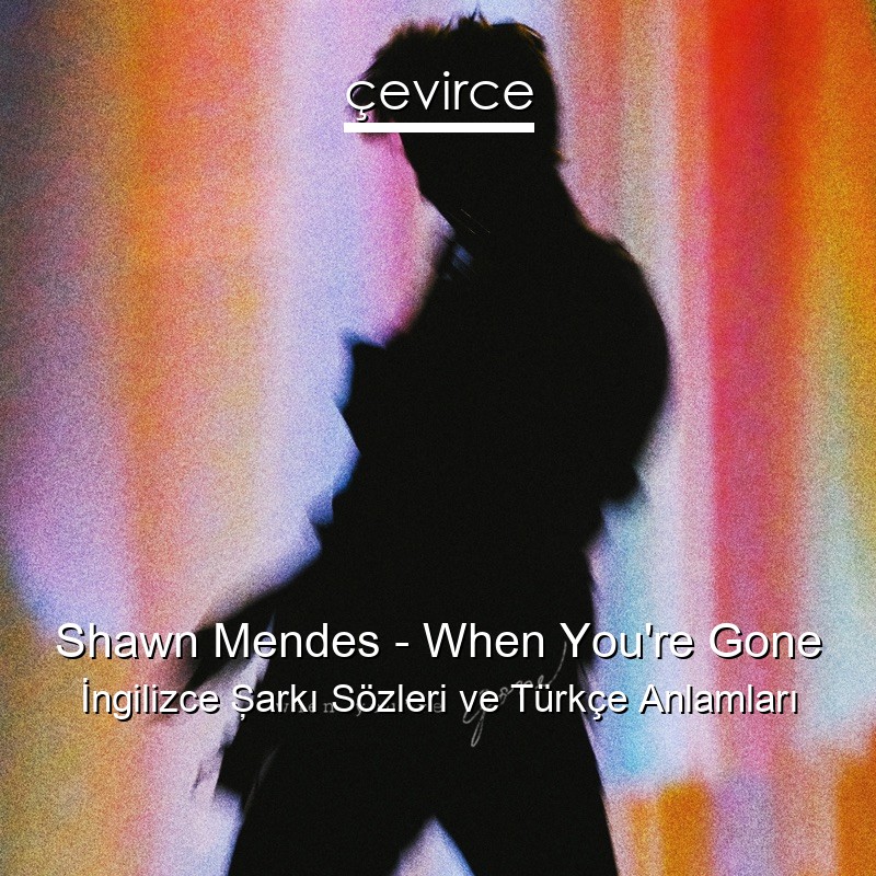 Shawn Mendes – When You’re Gone İngilizce Şarkı Sözleri Türkçe Anlamları