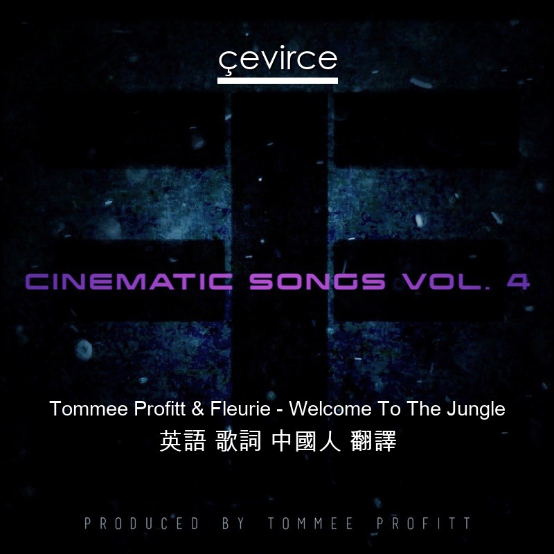 Tommee Profitt & Fleurie – Welcome To The Jungle 英語 歌詞 中國人 翻譯