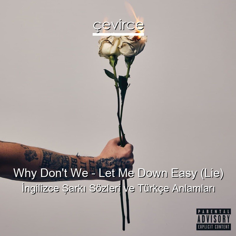 Why Don’t We – Let Me Down Easy (Lie) İngilizce Şarkı Sözleri Türkçe Anlamları