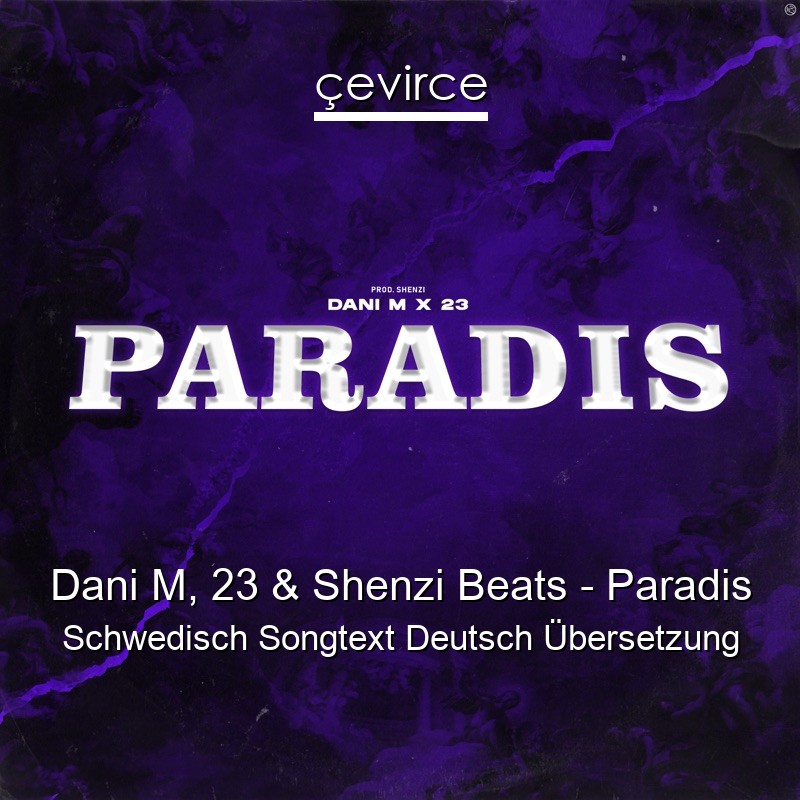 Dani M, 23 & Shenzi Beats – Paradis Schwedisch Songtext Deutsch Übersetzung