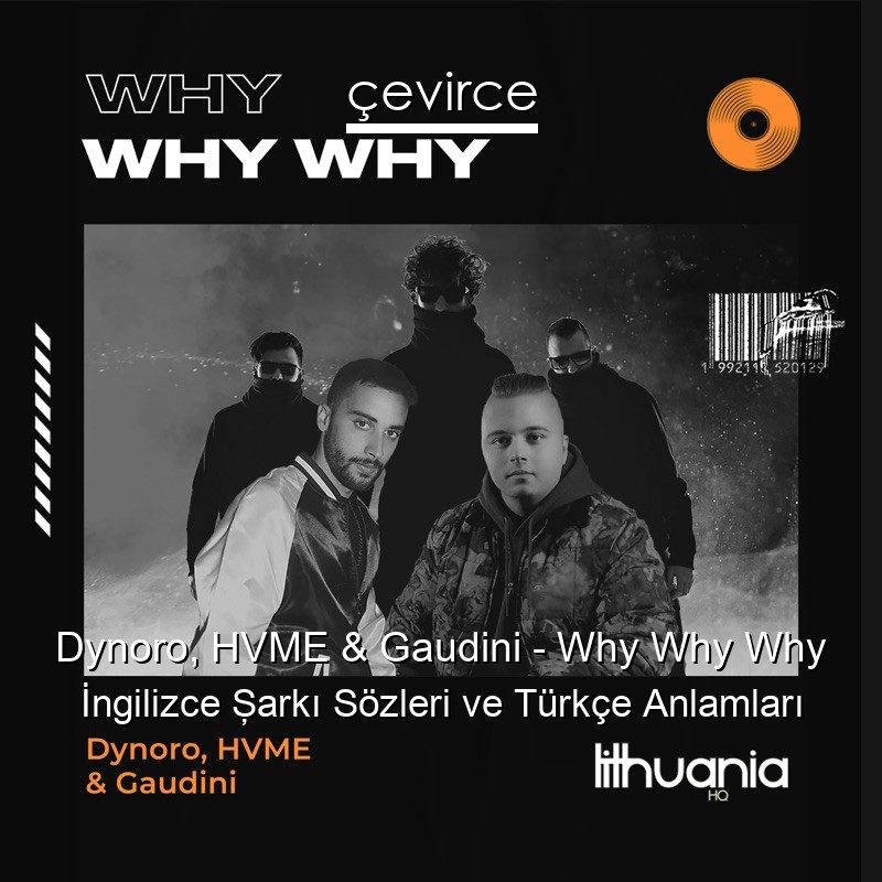 Dynoro, HVME & Gaudini – Why Why Why İngilizce Şarkı Sözleri Türkçe Anlamları