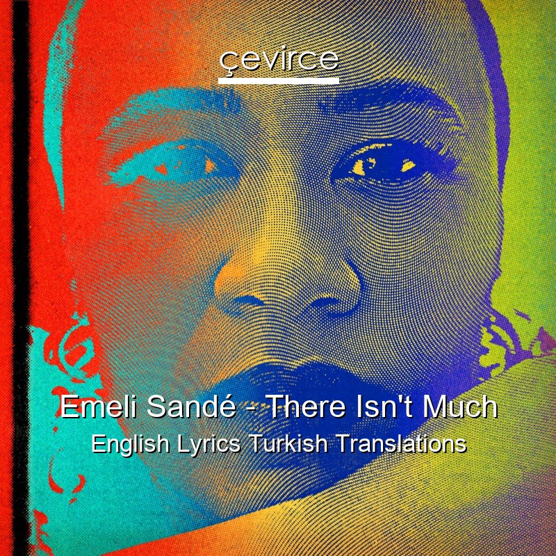 Emeli Sandé – There Isn’t Much English Lyrics Turkish Translations