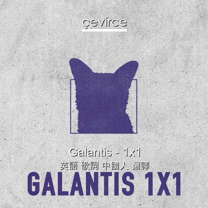 Galantis – 1×1 英語 歌詞 中國人 翻譯